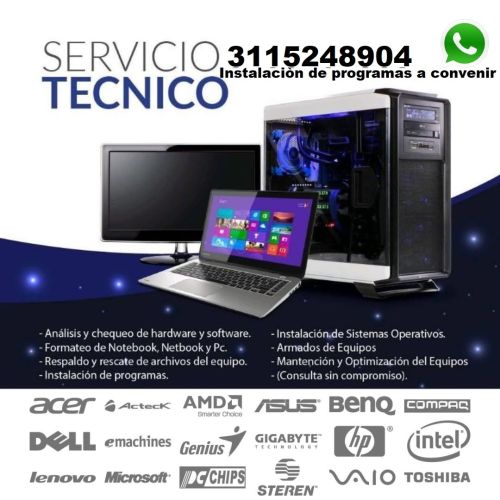 imagen de servicio técnico especializado en computadores  con id 33177