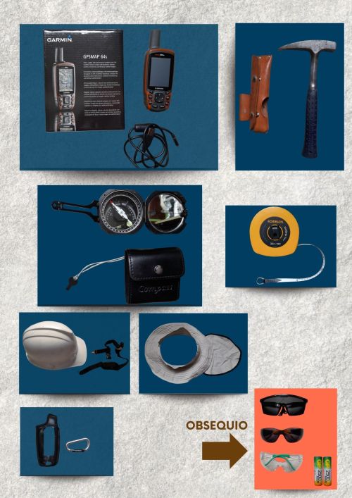 imagen de Kit de geología para campo completo con id 33330