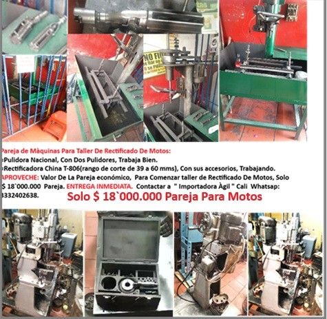 imagen de Pareja Rectificadora -Pulidora Motos Barata. con id 33913