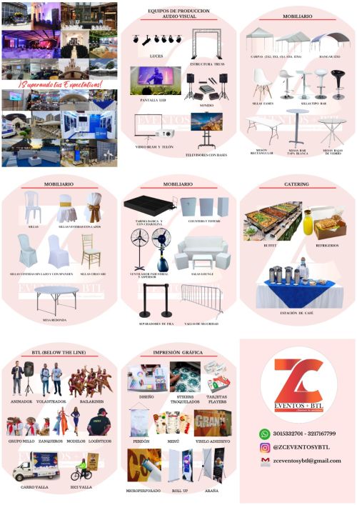 imagen de ALQUILER DE MOBILIARIO PARA EVENTOS  con id 33961