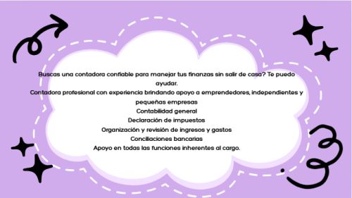 imagen de CONTADORA SERVICIOS PROFESIONALES-REMOTO con id 34257