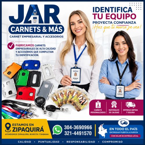 imagen de EN ZIPAQUIRA Y BOGOTA CARNET MPRESARIAL Y ACCES con id 34278