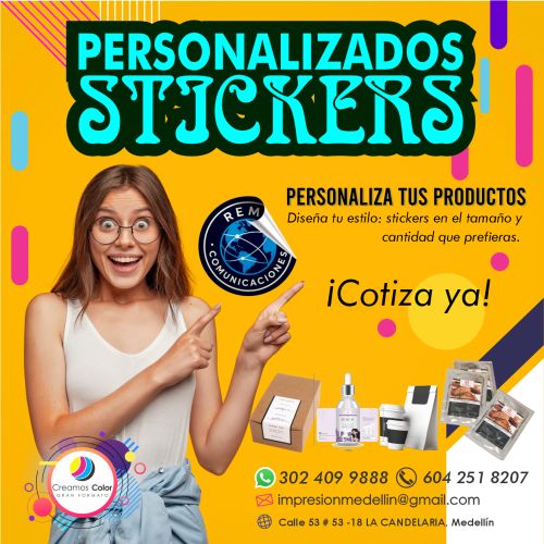 imagen de STICKERS PREMIUM PERSONALIZADOS con id 34291