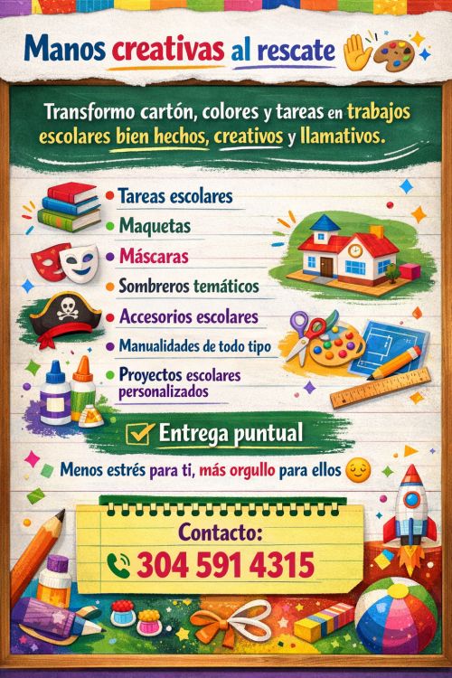 imagen de Manualidades escolares  con id 34804