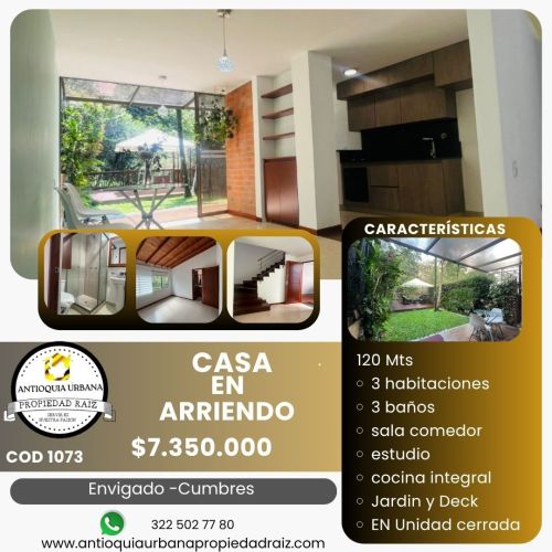 imagen de Arriendo Casa en Envigado . Cumbres  con id 35217