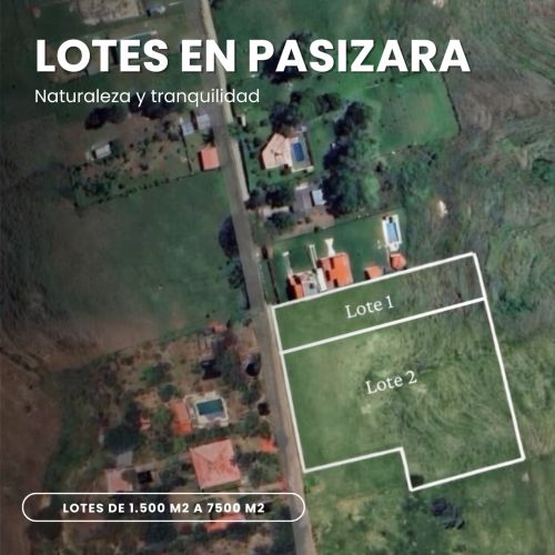 imagen de Lotes de 1.500 a 7.500 m² en Pasizara – Natural con id 35240