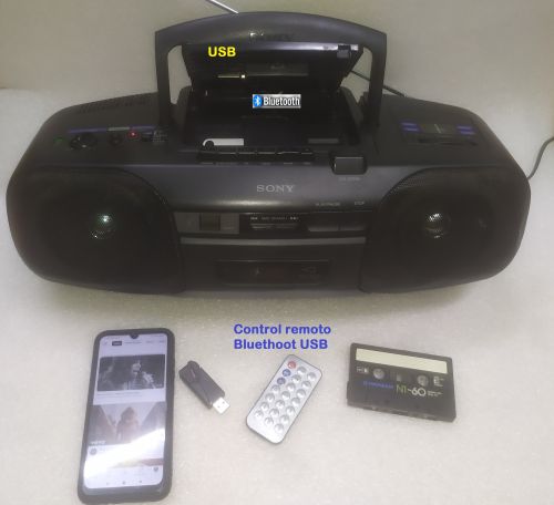 imagen de GRABADORA SONY CON USB Y BLUETHOOT con id 35318