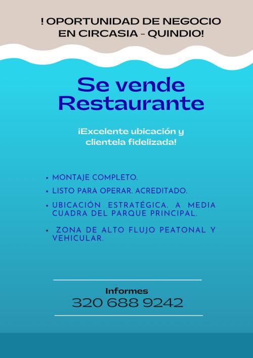 imagen de Oportunidad de negocio en Circasia Quindio con id 35772