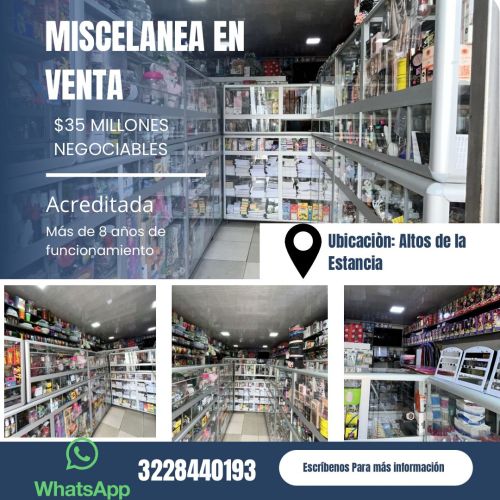imagen de MISCELANEA ACREDITADA EN VENTA con id 35803