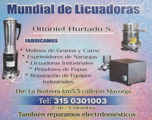imagen de Fabricación de molino industrial, licuadoras con id 35823