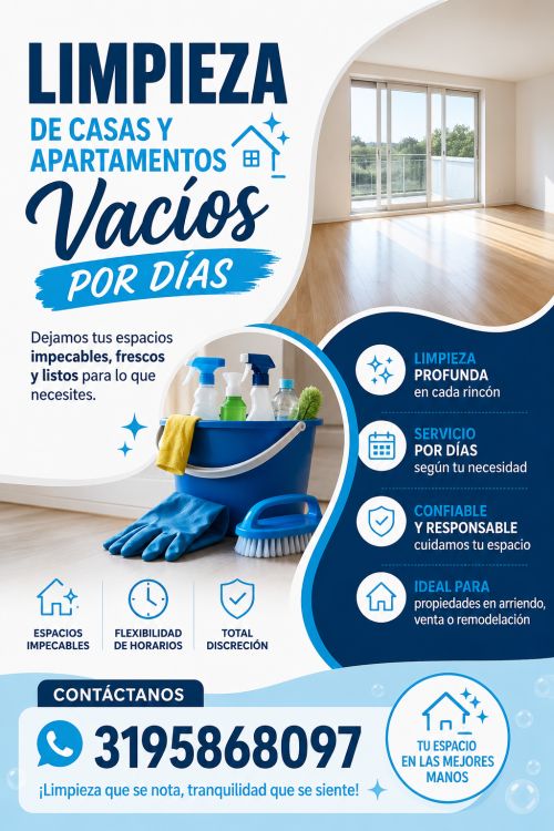imagen de Servicio de Limpieza para inmuebles vacíos con id 35831