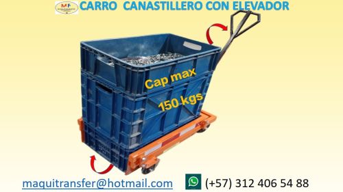 imagen de CARRO CANASTILLERO CON ELEVADOR con id 36068