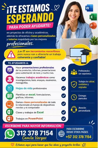 imagen de Apoyo en proyectos de oficina y académicos,  con id 36077