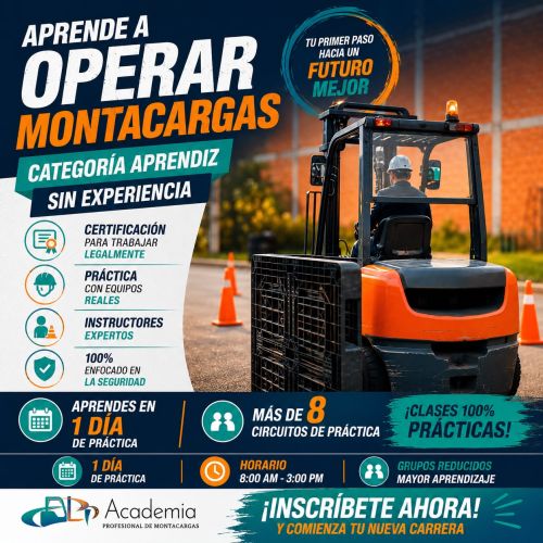 imagen de Curso de Montacargas para aprender de cero con id 36098