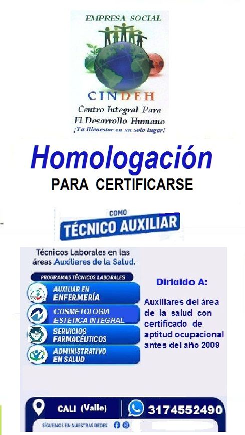 imagen de HOMOLOGACION TITULOS TECNICOS EN SALUD con id 36264