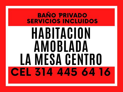 imagen de ? SE ARRIENDA HABITACIÓN AMOBLADA – LA MESA, C con id 36377