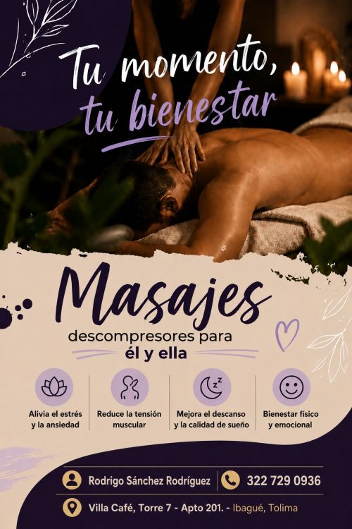 imagen de Masajes Relajantes en ibague para hombres y muj con id 36528