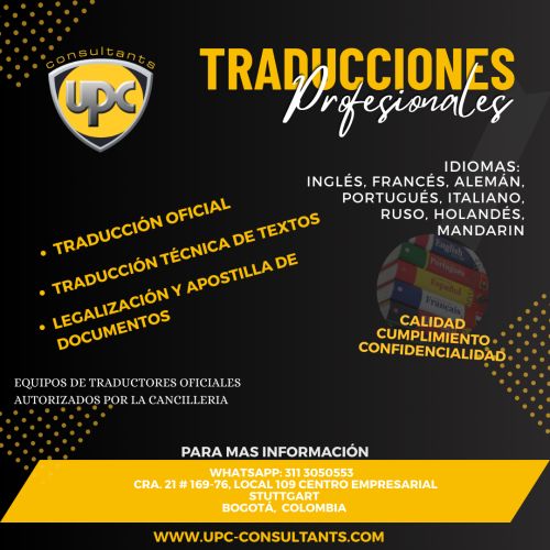 imagen de TRADUCCIONES OFICIALES DE TODO TIPO CERTIFICADA con id 36562