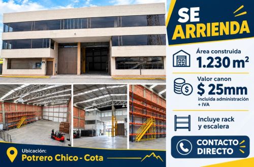 imagen de ARRIENDO DE BODEGA EN COTA - SIBERIA con id 36663